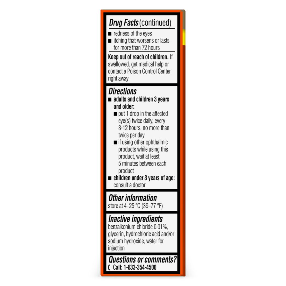 GoodSense® Eye Itch Relief Drops, Ketotifen, 5mL (30day supply)