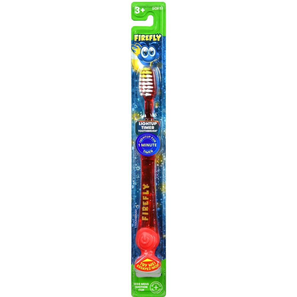 Firefly® Toothbrush Suction Cup Lightup Timer Soft 1 CT