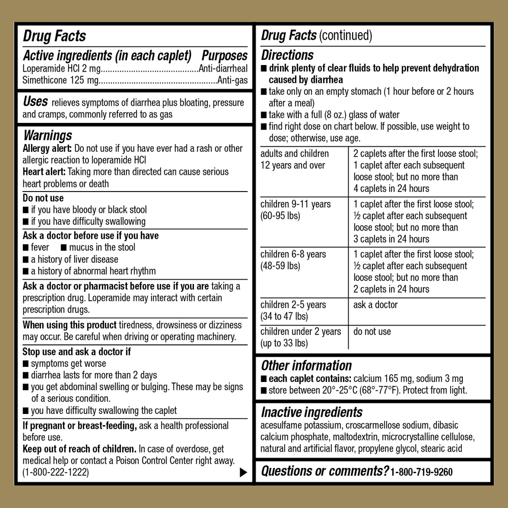 This product's drug facts, warnings, and directions