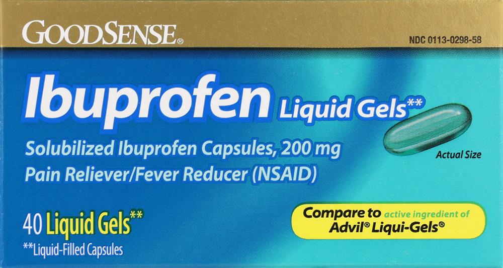 GoodSense®Ibuprofen Liquid Gels 200mg