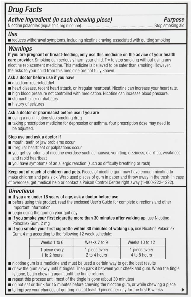 GoodSense Nicotine Gum, 2mg Arctic Mint – 110 Pieces – EXP 09/2025 – Stop Smoking Aid